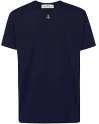 Vivienne Westwood - Blue Cotton T-shirt - Lyst