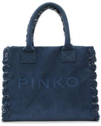 Pinko - Cotton Tote Bag - Lyst