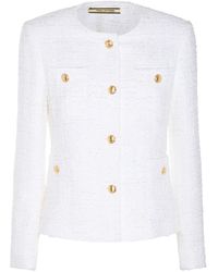 Tagliatore - White Cotton Casual Jacket - Lyst