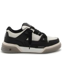 Represent - White And Black Leather Sneakers - Lyst