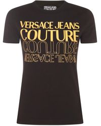 Versace - And Cotton T-Shirt - Lyst