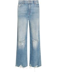 7 For All Mankind - Blue Cotton Blend Scout Wanderlust Jeans - Lyst