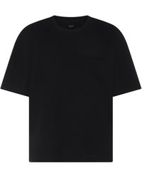 Lemaire - Cotton-linen Blend T-shirt - Lyst