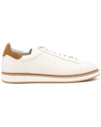 Brunello Cucinelli - Leather Low-top Sneakers - Lyst