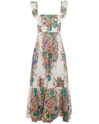 Etro - Multicolour Cotton Dress - Lyst