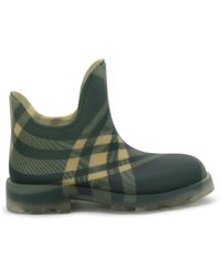 Burberry - Green Marsh Boots - Lyst