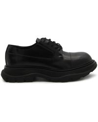 Alexander McQueen - Leather Tread Derby Shoes - Lyst