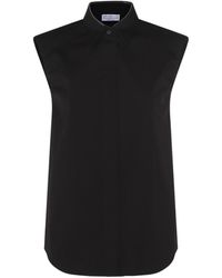 Brunello Cucinelli - Black Cotton Shirt - Lyst