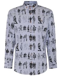 Vivienne Westwood - And Black Cotton Shirt - Lyst