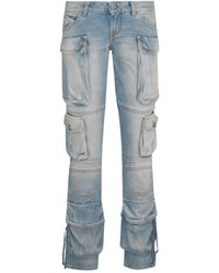The Attico - Light Cotton Jeans - Lyst