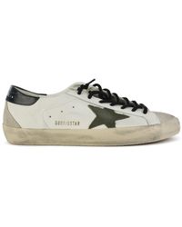Golden Goose Beige And Super-star All-over Graffiti Print Sneakers In  Leather Man in White for Men | Lyst