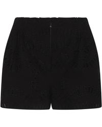 Charo Ruiz - Black Cotton Shorts - Lyst