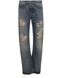Rhude - Cotton Denim Jeans - Lyst