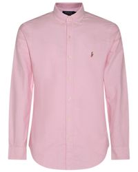 Polo Ralph Lauren - Pink Cotton Shirt - Lyst