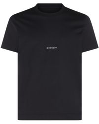 Givenchy - And White Cotton T-shirt - Lyst