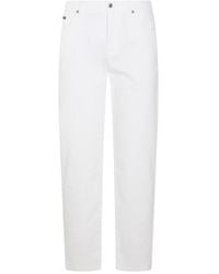 Dolce & Gabbana - White Cotton Blend Jeans - Lyst