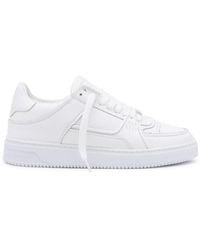 Represent - White Leather Apex Tonal Sneakers - Lyst