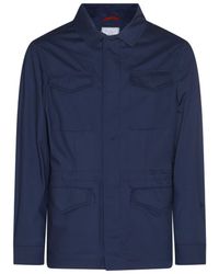 Brunello Cucinelli - Blue Casual Jacket - Lyst