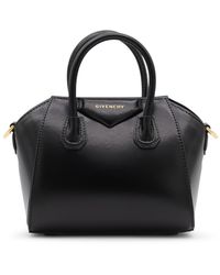 Givenchy - Black Leather Antigona Toy Crossobdy Bag - Lyst