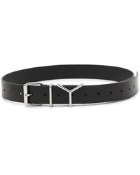 Y. Project - Black Leather Y Belt - Lyst