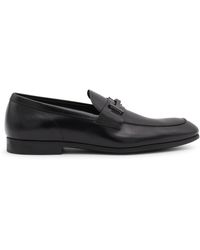 Tod's - Black Leather Loafers - Lyst
