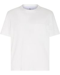 Brunello Cucinelli - White Cotton T-shirt - Lyst