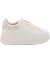 Ash - White Leather Sneakers - Lyst