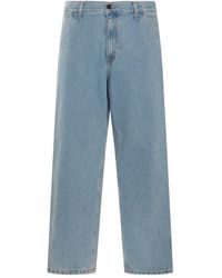 Carhartt - Blue Cotton Jeans - Lyst