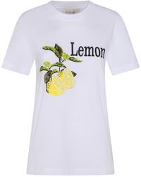 Sportmax - White Cotton Renata T-shirt - Lyst