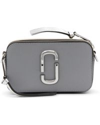 Marc Jacobs Logo strap snapshot camera bag Grey Pony-style calfskin  ref.477364 - Joli Closet