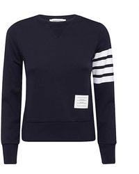 Thom Browne - Blue Cotton Sweatshirt - Lyst