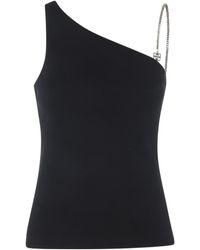 Givenchy - Black Silk Top - Lyst