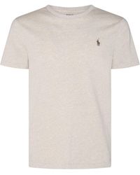 Polo Ralph Lauren - White Cotton T-shirt - Lyst