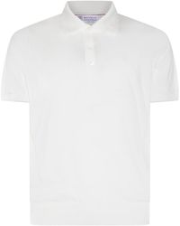 Brunello Cucinelli - White Cotton Polo Shirt - Lyst
