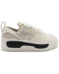 Y-3 - Ivory Leather Rivalry Sneakers - Lyst