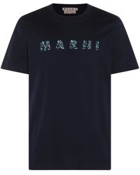 Marni - Black Cotton T-shirt - Lyst