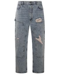 Moschino - Cotton Denim Jeans - Lyst