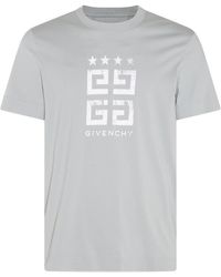 Givenchy - Mineral Blue Cotton T-shirt - Lyst