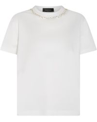Fabiana Filippi - White Cotton T-shirt - Lyst