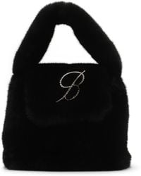 Blumarine - Faux Fur Monogram B Bag - Lyst