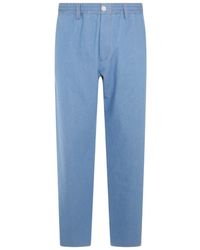 Marni - Light Blue Pants - Lyst