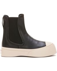 Marni - Black Leather Pablo Boots - Lyst