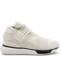 Y-3 - White Canvas Sneakers - Lyst