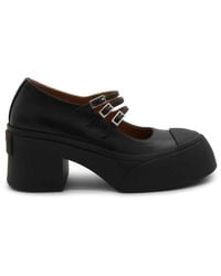 Marni - Leather Pablo Mary Jane Pumps - Lyst