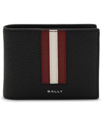 Bally - Black Leather Wallet - Lyst