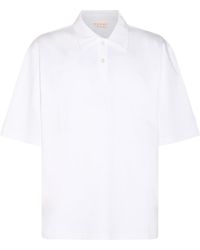 Marni - White Cotton Polo Shirt - Lyst