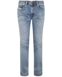 DIESEL - Cotton Blend Jeans - Lyst
