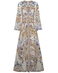 Camilla - Multicolor Silk Dress - Lyst