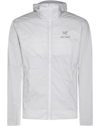 Arc'teryx - White Nylon Casual Jacket - Lyst