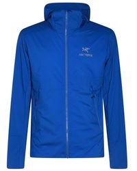 Arc'teryx - Blue Nylon Casual Jacket - Lyst